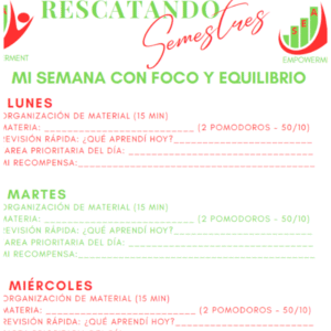 Rescatando Semestres Semanal